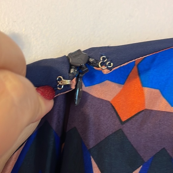 J. Crew Multicolor Geometric Dress - Picture 16 of 16